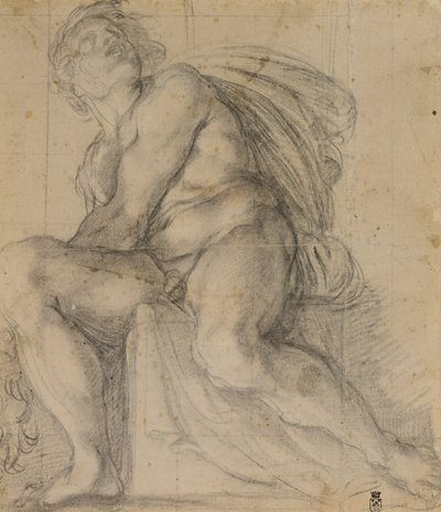 Studio per un ignudo da Annibale Carracci